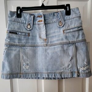 DOLCE & GABBANA JEANS MINI SKIRT